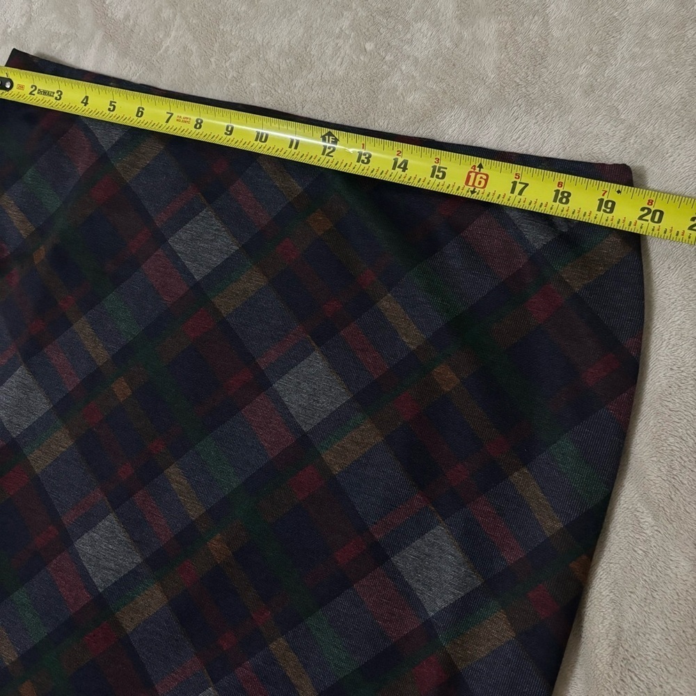 Carole Wren Plaid Patterned Women's Skirt Size XL - Picture 2 of 2
